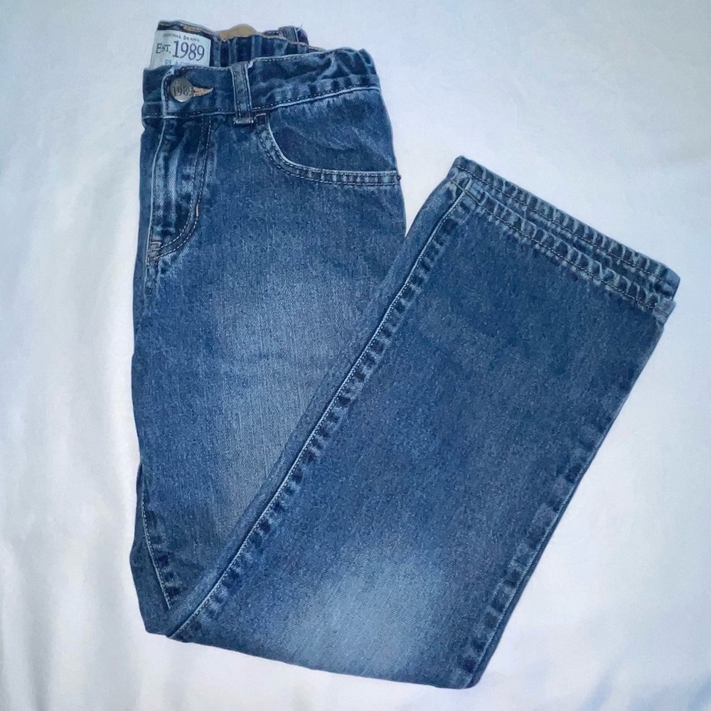 Children’s place medium wash sz 10 bootcut jeans with built in adjustable waist